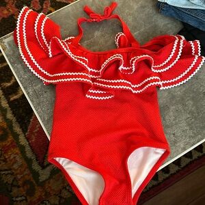 Janie and Jack red swimsuit